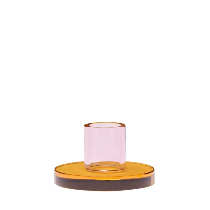 Astra Candleholder Small Pink/Orange^Hübsch Sale