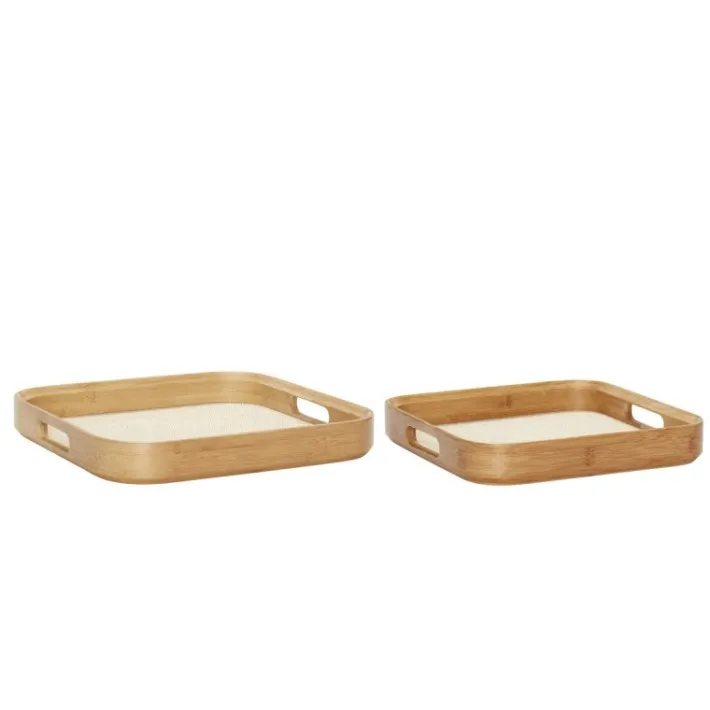 Canvas Trays Square (set of 2)^Hübsch New