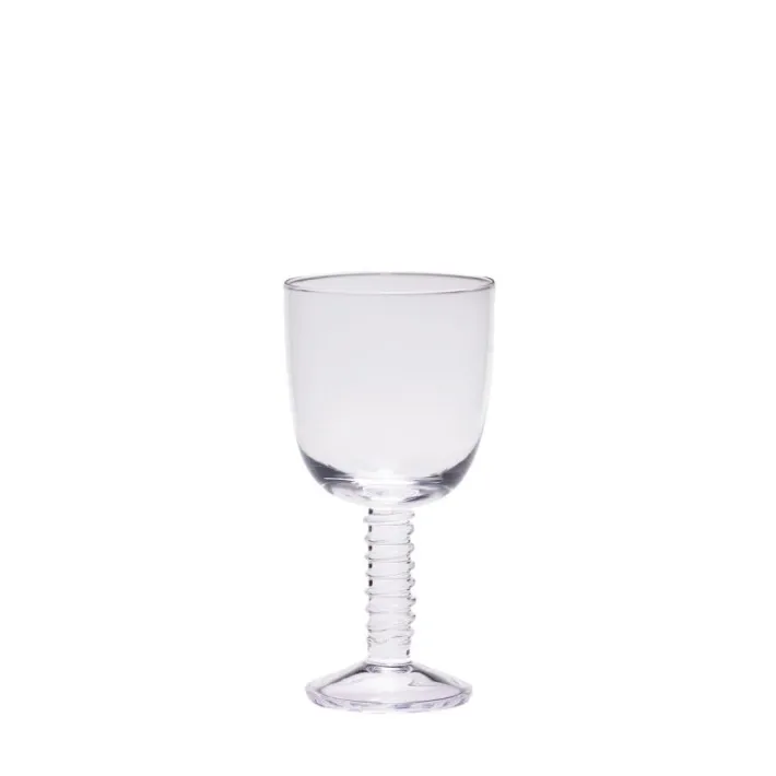 Clink White Wine Glass^Hübsch Shop