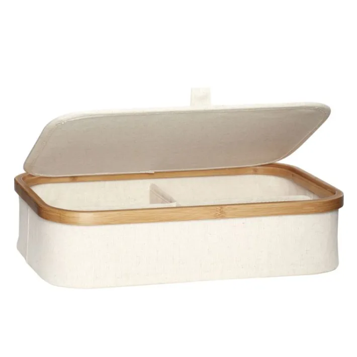 Ecru Storage Boxes Beige (set of 2)^Hübsch Sale