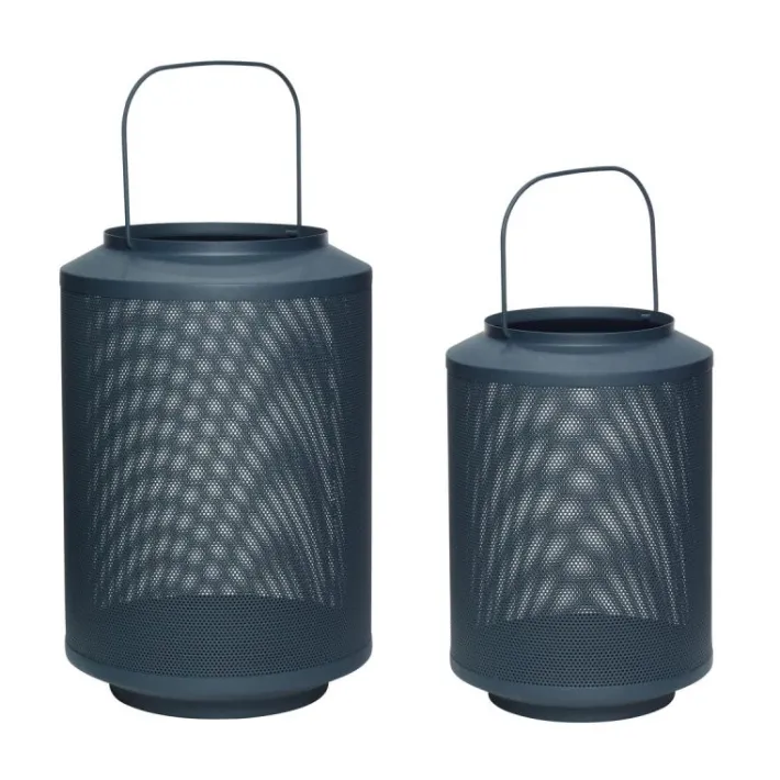 Edge Lanterns (set of 2)^Hübsch Cheap