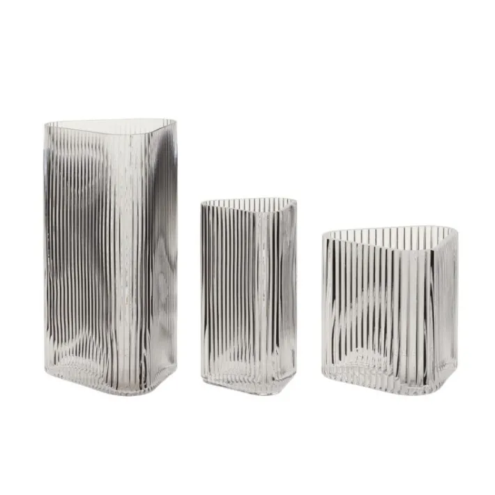 Elements Vases Triangular (set of 3)^Hübsch Fashion