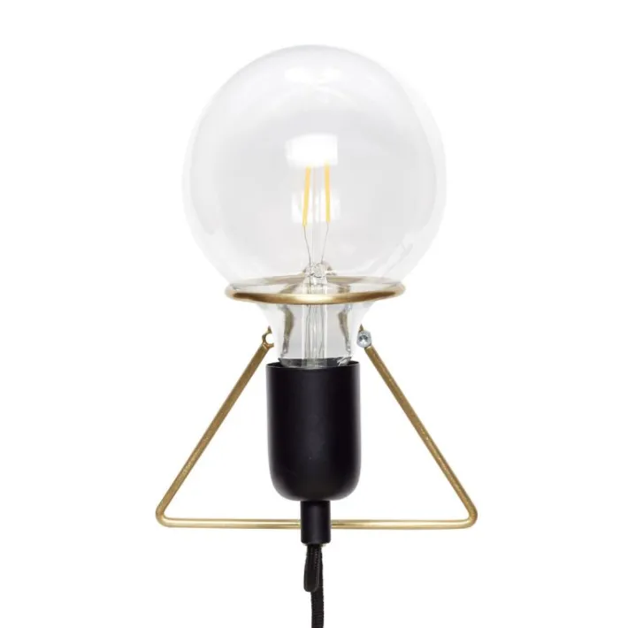 Eureka Wall Light Brass/Black^Hübsch Cheap