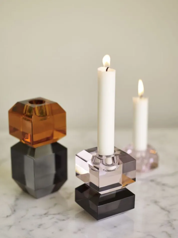 Gem Candlestick Orange/Grey^Hübsch Discount