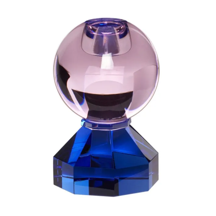 Gem Candlestick Pink/Blue^Hübsch Store