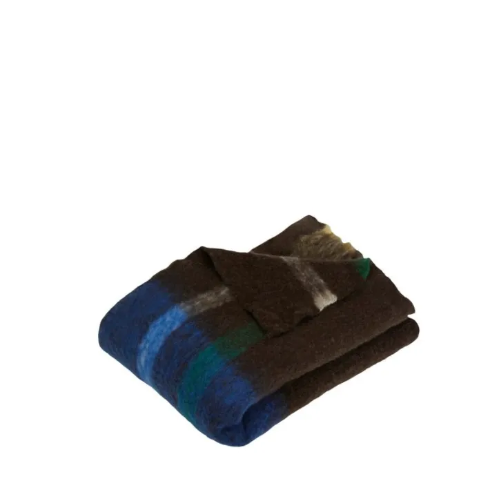 Graphic Throw Brown/Multicolour^Hübsch Discount