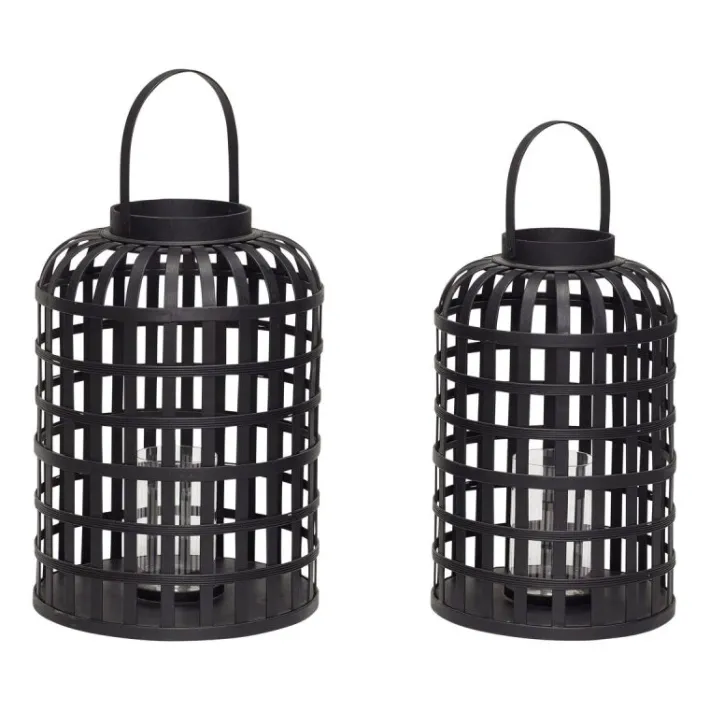 Grid Lanterns (set of 2)^Hübsch Fashion