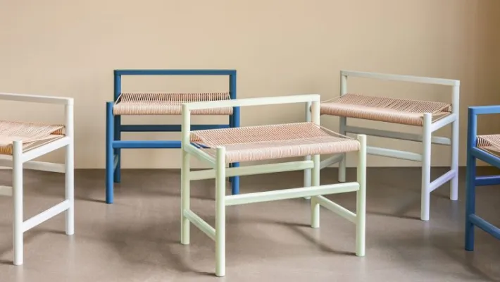 Heritage Bench Small Light^Hübsch New