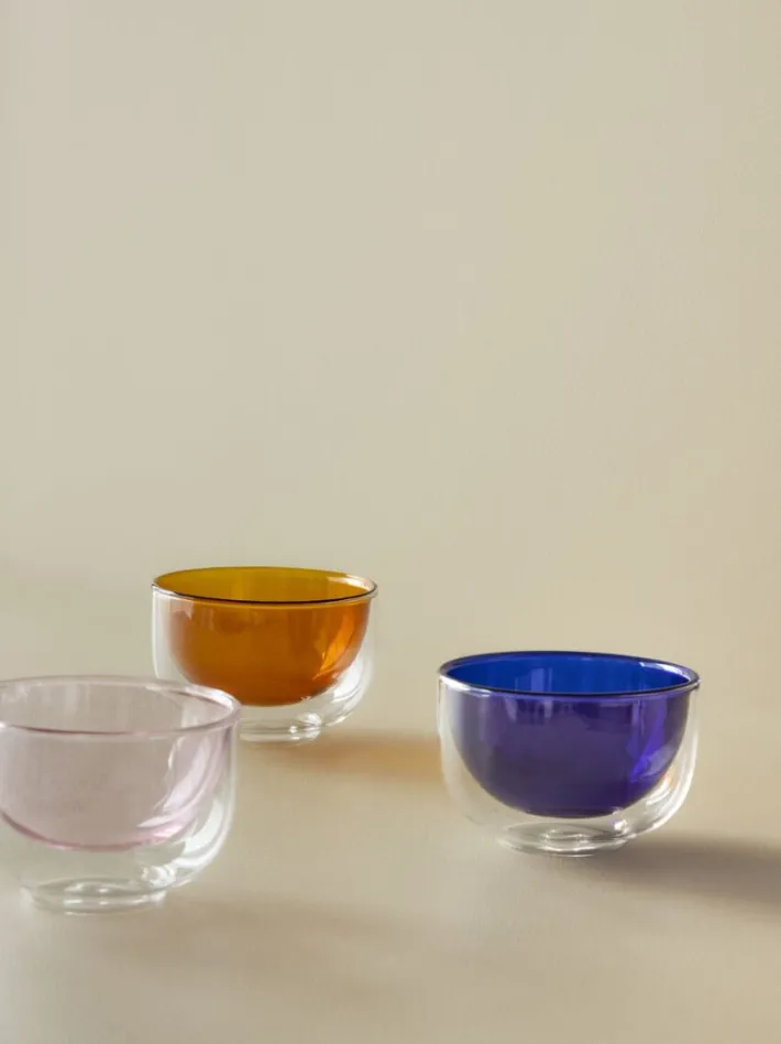 Kiosk Glass Bowl Blue^Hübsch Discount