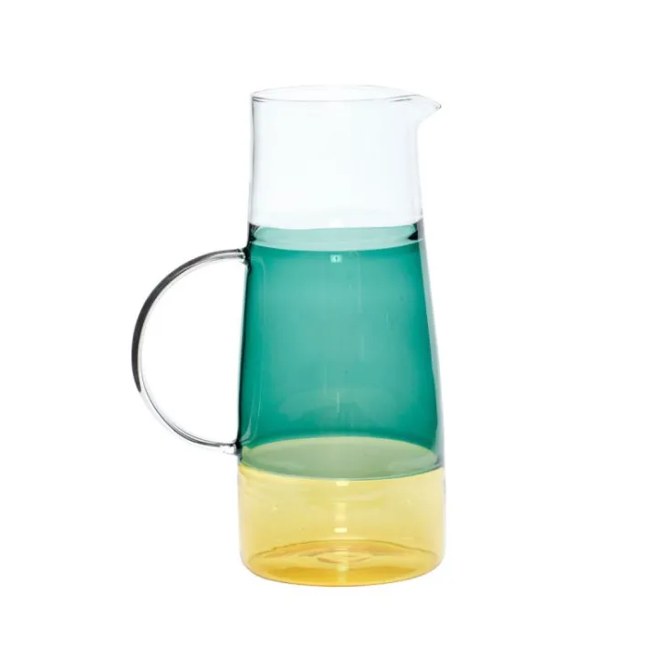 Lemonade Jug Green^Hübsch Hot