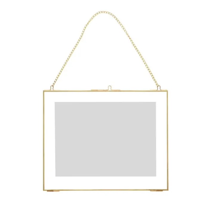 Loft Frame Chained Small Brass^Hübsch Online