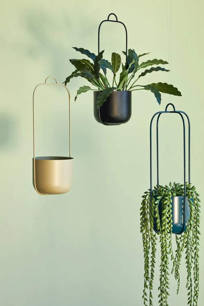 Lotus Hanging Pots (set of 2)^Hübsch Clearance