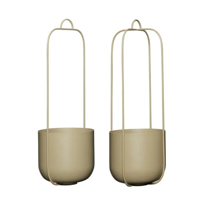 Lotus Hanging Pots (set of 2)^Hübsch Shop