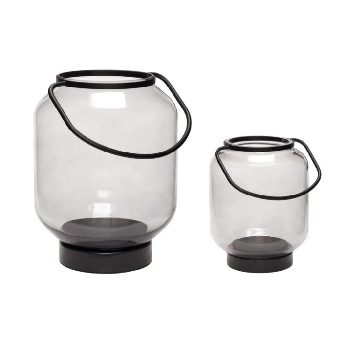 Luminious Lanterns Black (set of 2)^Hübsch Cheap