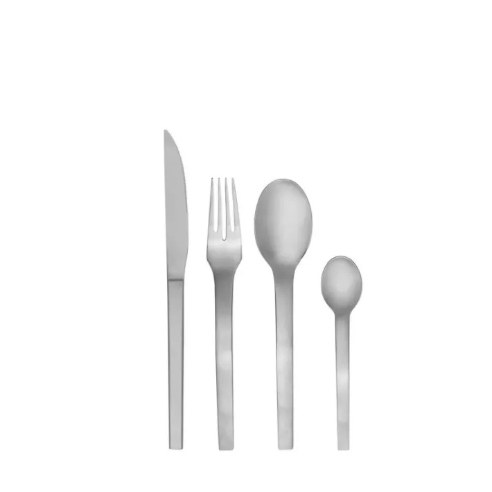 Mano Cutlery Brushed (set of 16)^Hübsch Store