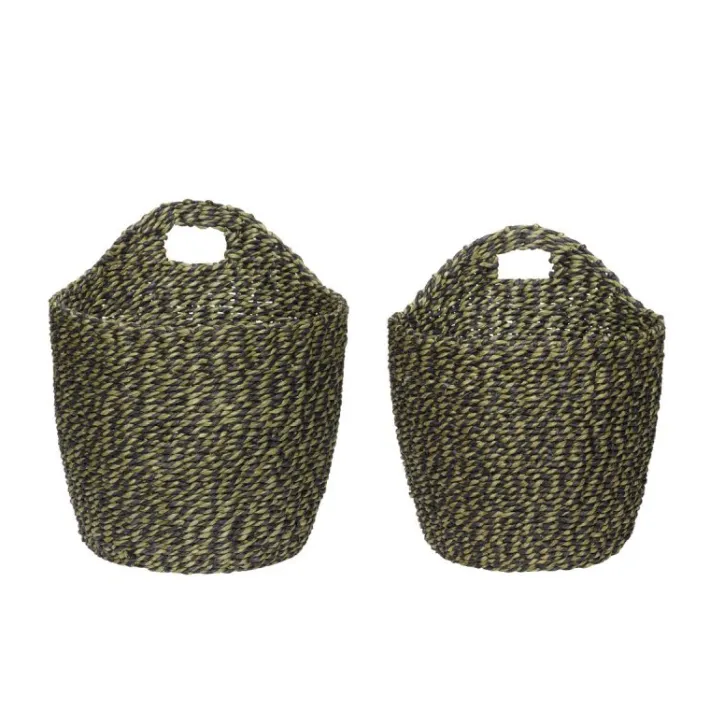 Nook Baskets Green (set of 2)^Hübsch Sale