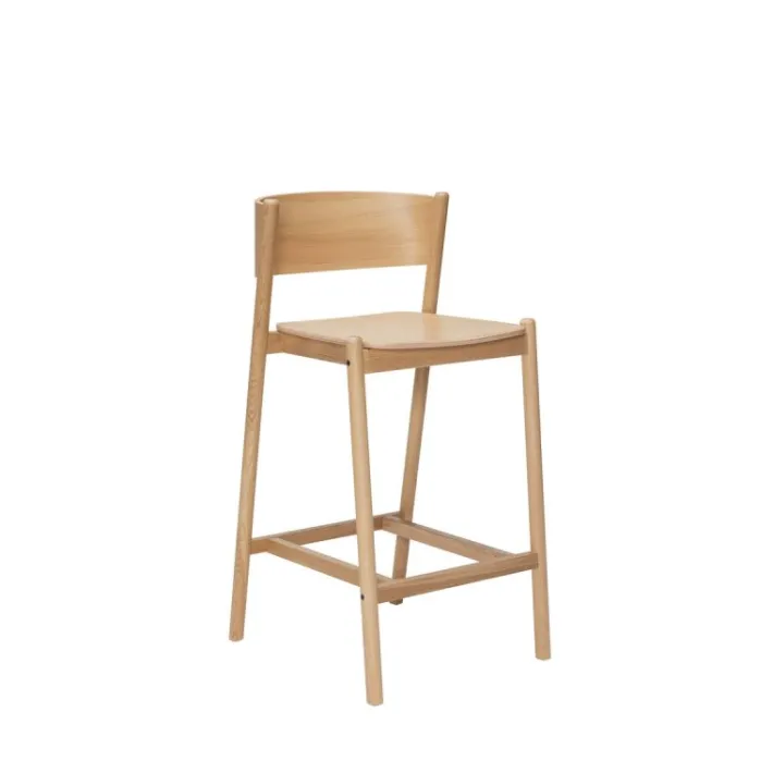 Oblique Bar Stool^Hübsch Shop