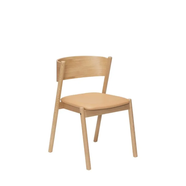 Oblique Dining Chair Seat^Hübsch Shop