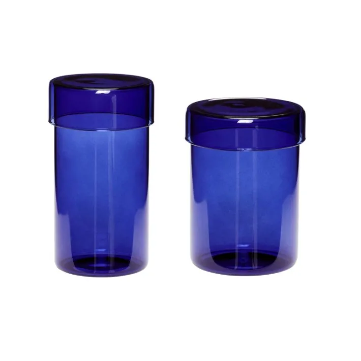 Pop Storage Jars Large (set of 2)^Hübsch Hot