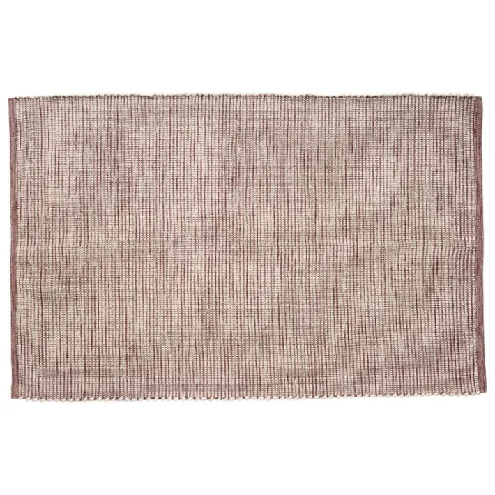 Poppy Rug Burgundy/White^Hübsch Online