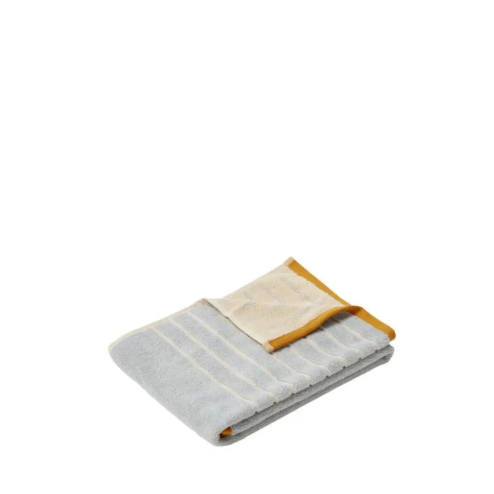 Promenade Towel Small Blue/Sand^Hübsch Online