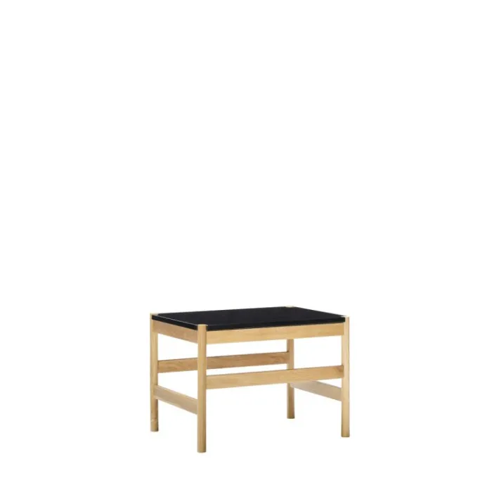 Raw Side Table Black/Natural^Hübsch Flash Sale