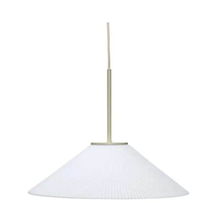 Solid Pendant Lamp White/Sand^Hübsch Hot