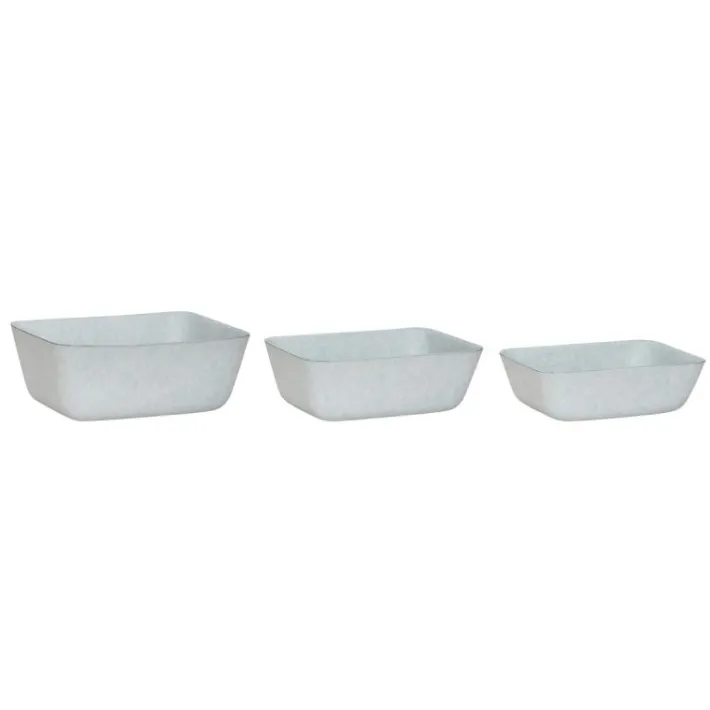 Sortit Felt Baskets Light blue (set of 3)^Hübsch Online