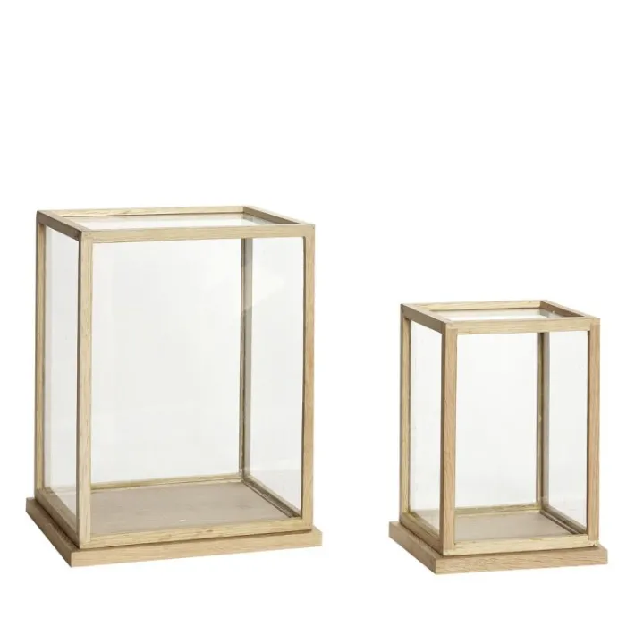 Spectacle Display Boxes Large Natural (set of 2)^Hübsch Fashion