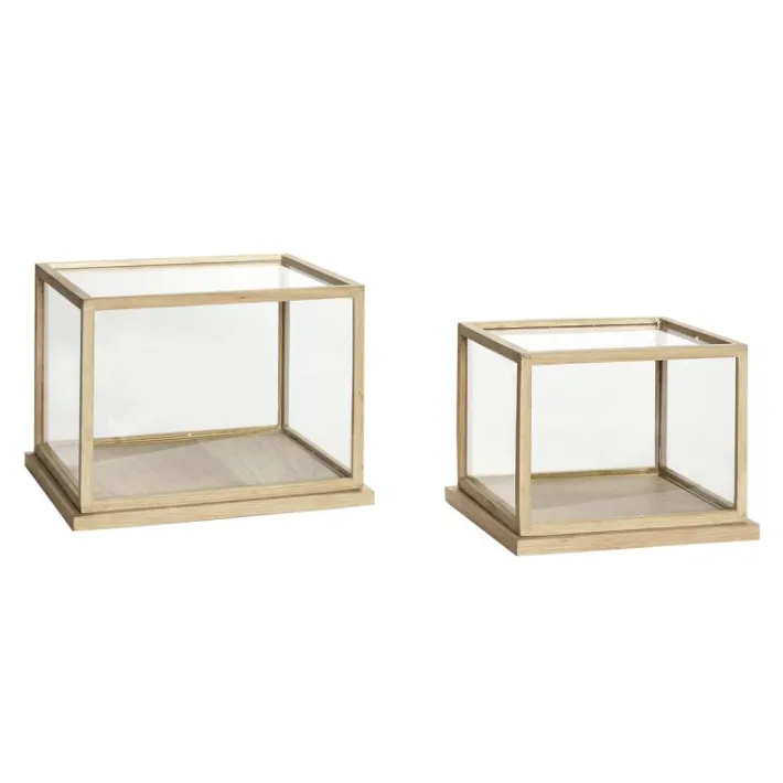 Spectacle Display Boxes Small Natural (set of 2)^Hübsch Cheap