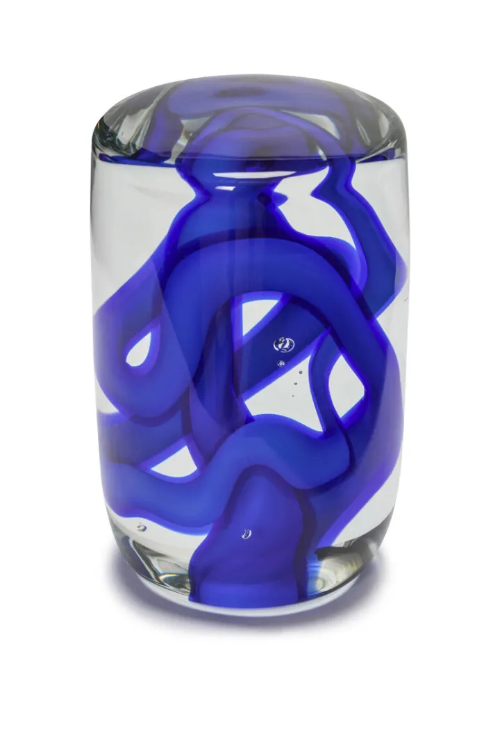 Stream Paper Weight Blue/Clear^Hübsch Clearance