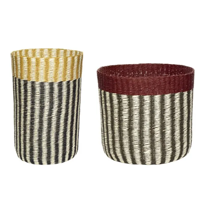 Vertigo Baskets Multicolour (set of 2)^Hübsch Best Sale